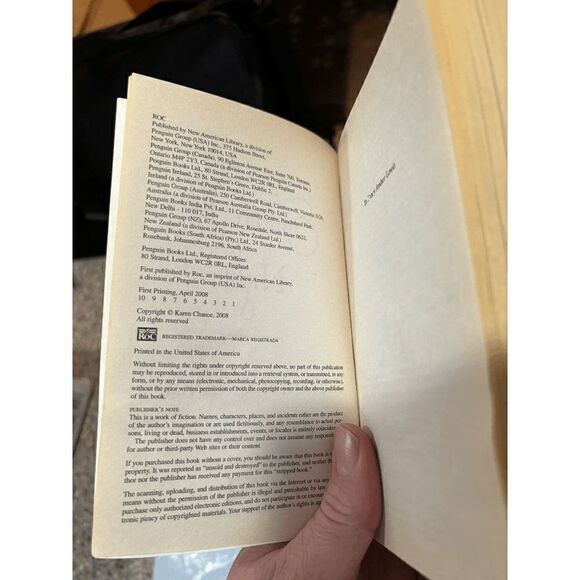 Karen Chance PB book lot of 3 Cassie Palmer Midnight's Daughter Embrace the Nigh - Picture 4 of 6